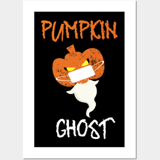 Funny Halloween costume party Pumpkin Ghost Gift Posters and Art